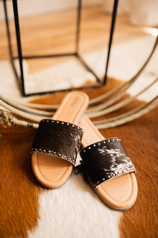 Cowhide Sandals